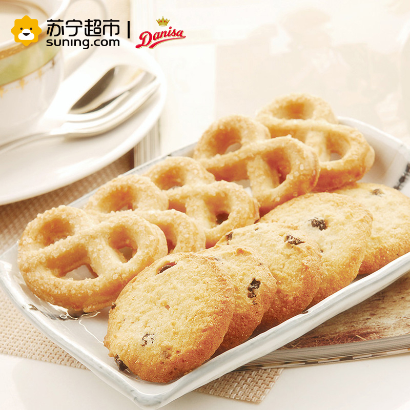 印尼进口皇冠(Danisa)丹麦曲奇饼干368g 进口休闲饼干 盒装