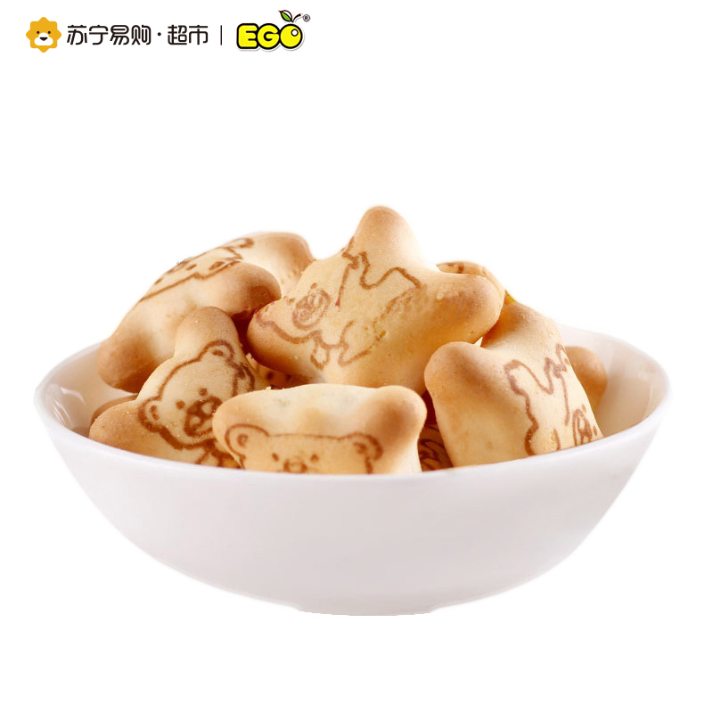 金小熊草莓味灌心饼干180g