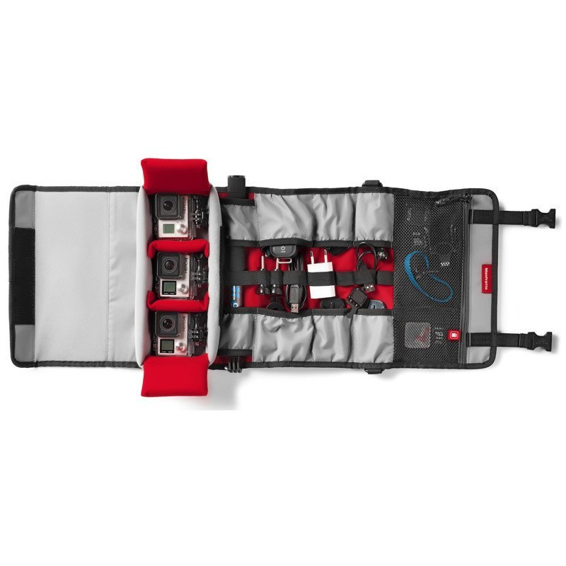 曼富图(MANFROTTO) MB OR-ACT-RO 越野者系列运动相机整理袋内胆包便携/卡片数码相机包 黑色