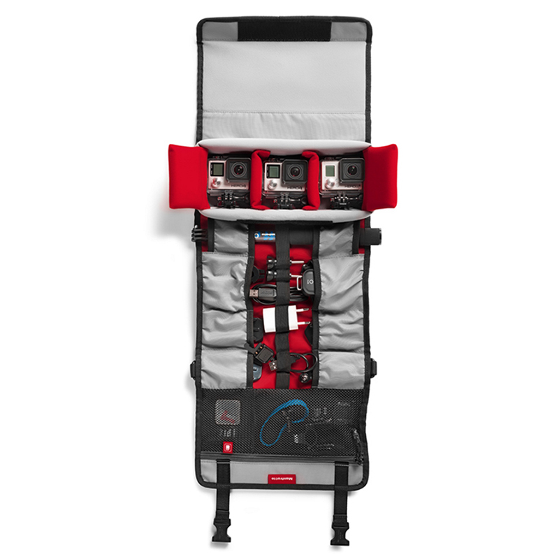 曼富图(MANFROTTO) MB OR-ACT-RO 越野者系列运动相机整理袋内胆包便携/卡片数码相机包 黑色