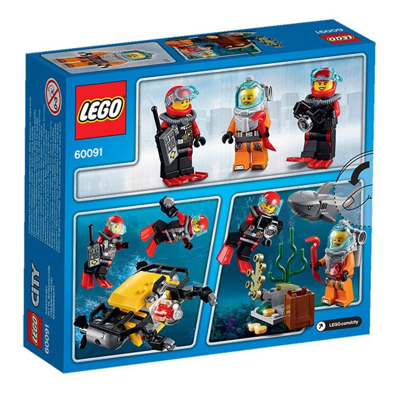 【苏宁自营】LEGO 乐高 City 城市系列 深海探险入门套装 60091