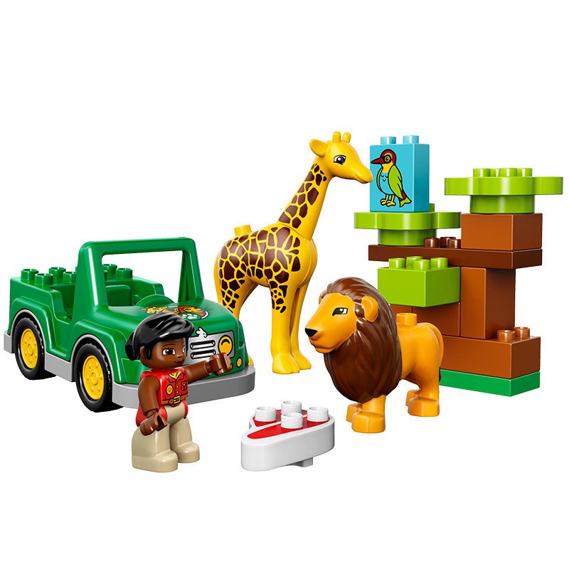 LEGO 乐高 Duplo 得宝系列 草原动物 10802 塑料玩具 50块以下 1-3岁