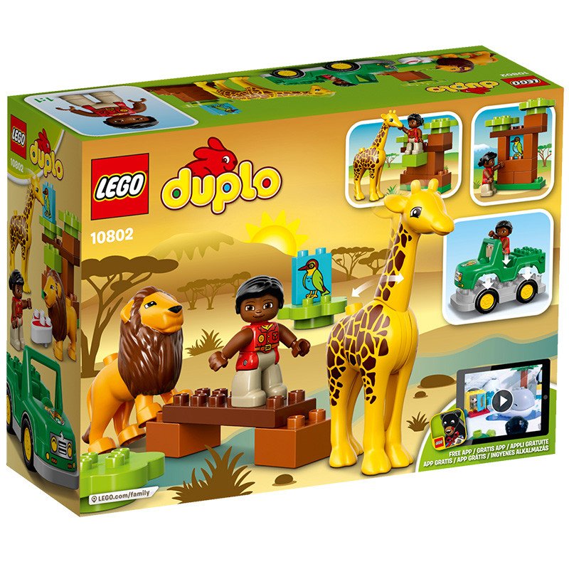 LEGO 乐高 Duplo 得宝系列 草原动物 10802 塑料玩具 50块以下 1-3岁