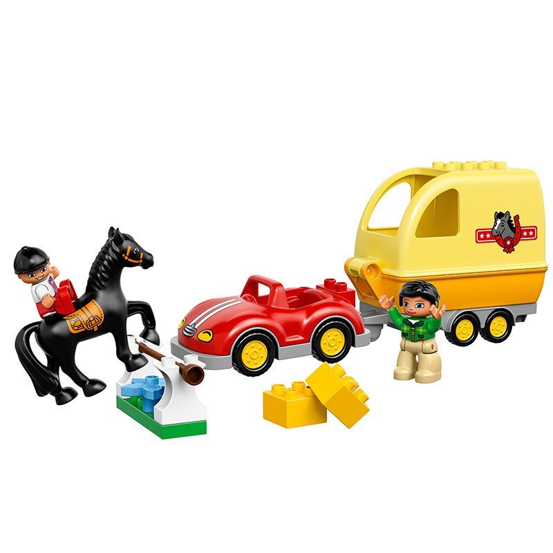 LEGO 乐高 得宝系列之小马拖车 10807 塑料玩具1-3岁 50块以下