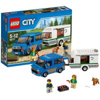 [苏宁自营]LEGO 乐高 City 城市系列大篷车与露营车 60117