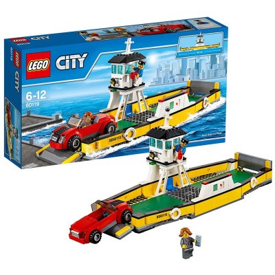 LEGO 乐高 City 城市系列汽车摆渡船 60119 塑料玩具 6-14岁 200块以上