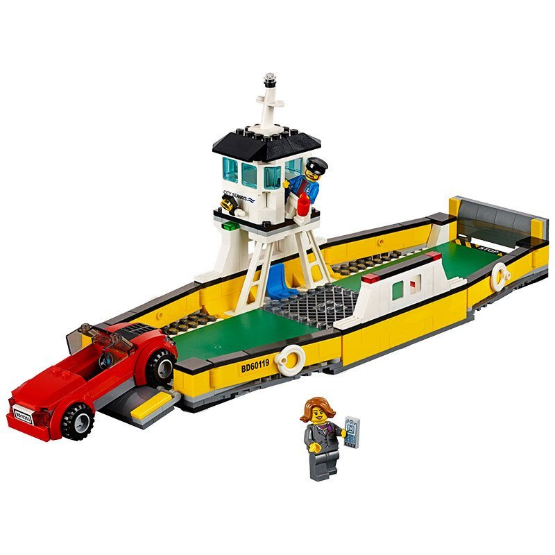 LEGO 乐高 City 城市系列汽车摆渡船 60119 塑料玩具 6-14岁 200块以上
