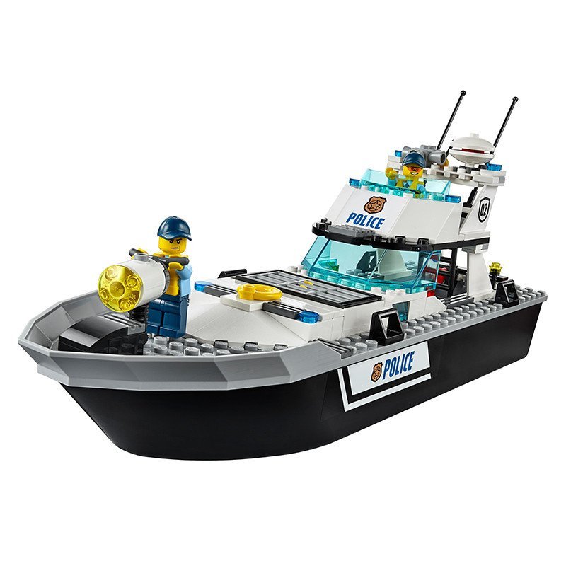 LEGO 乐高 City城市系列 巡逻艇 LEGO60129 塑料积木玩具 5-12岁 100-200块