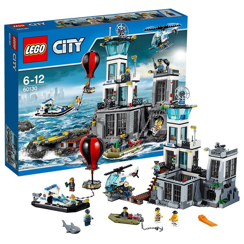 LEGO乐高 City城市系列 监狱岛 60130 塑料玩具 6-14岁 200块以上