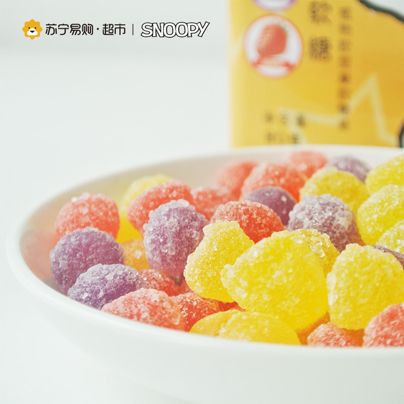 史努比果汁味软糖综合味80g