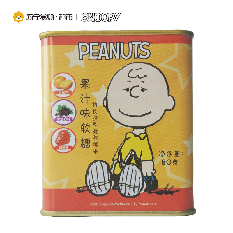 史努比果汁味软糖综合味80g