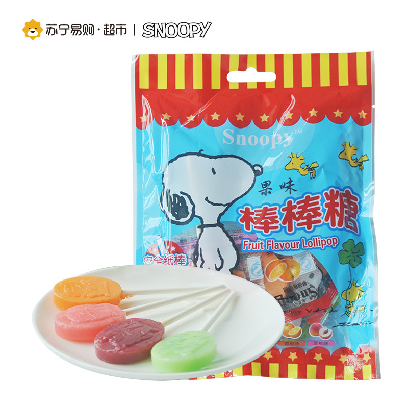史努比果味棒棒糖52g