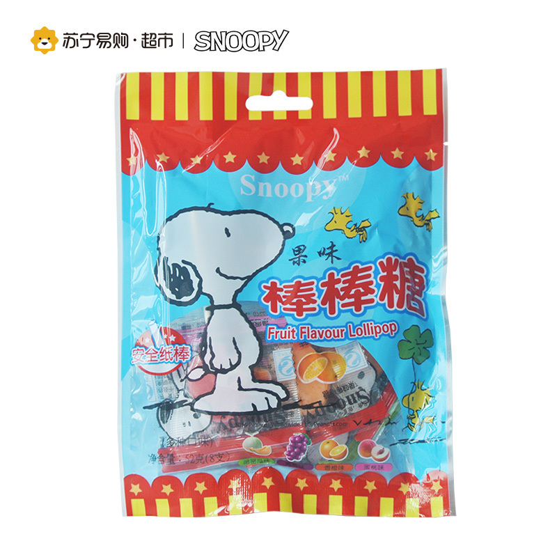 史努比果味棒棒糖52g