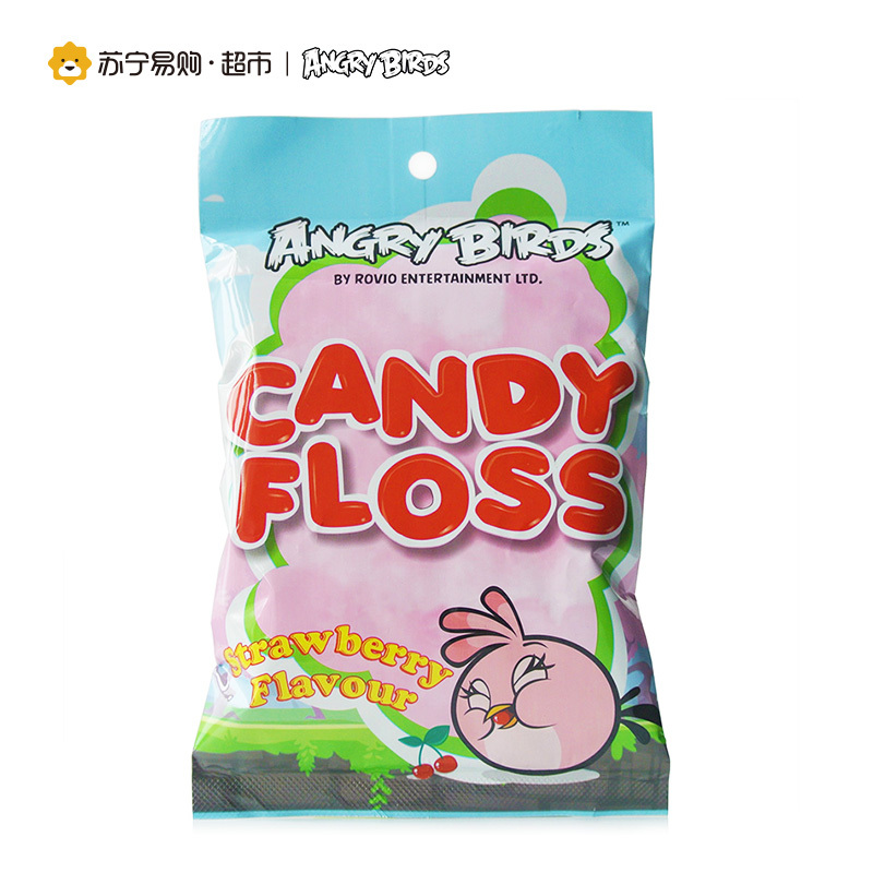 愤怒的小鸟棉花糖草莓味25g