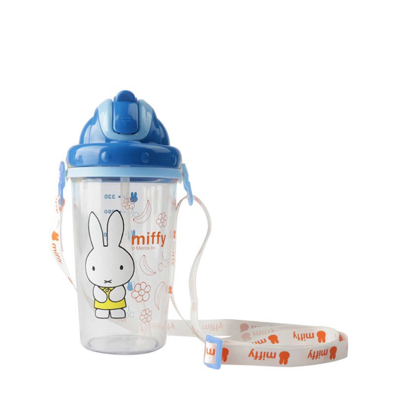 米菲Tritan二合一吸管水杯330ml/草莓图片