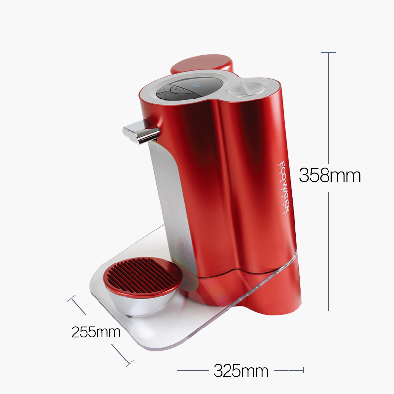 ECOWATER美国怡口净水器 CES-150P家用直饮过滤净水机 热饮管线机 台式调温饮水机