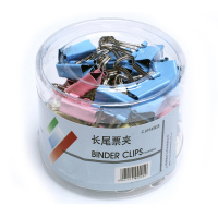 欧标长尾夹 C915 15mm 彩色