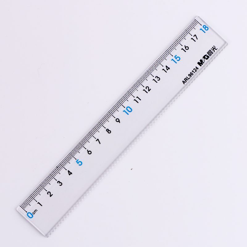 晨光直尺 arl96124 18cm 透明