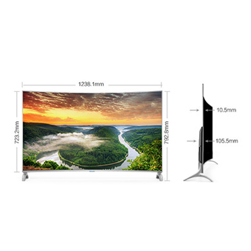 乐视超级电视 超4 X55 Curved 55英寸曲面4k高清智能LED网络电视(挂架版