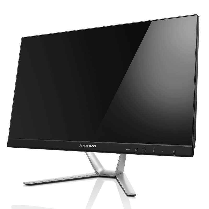 联想超薄无边镜面23英寸IPS LED黑色液晶显示器(LI2323s)(成)