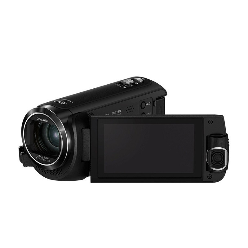 松下(Panasonic) HC-W580MGK 便携式民用高清数码摄像机 家用双摄像头摄像机 黑色