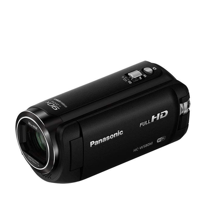 松下(Panasonic) HC-W580MGK 便携式民用高清数码摄像机 家用双摄像头摄像机 黑色
