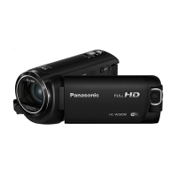 松下(Panasonic) HC-W580MGK 便携式民用高清数码摄像机 家用双摄像头摄像机 黑色
