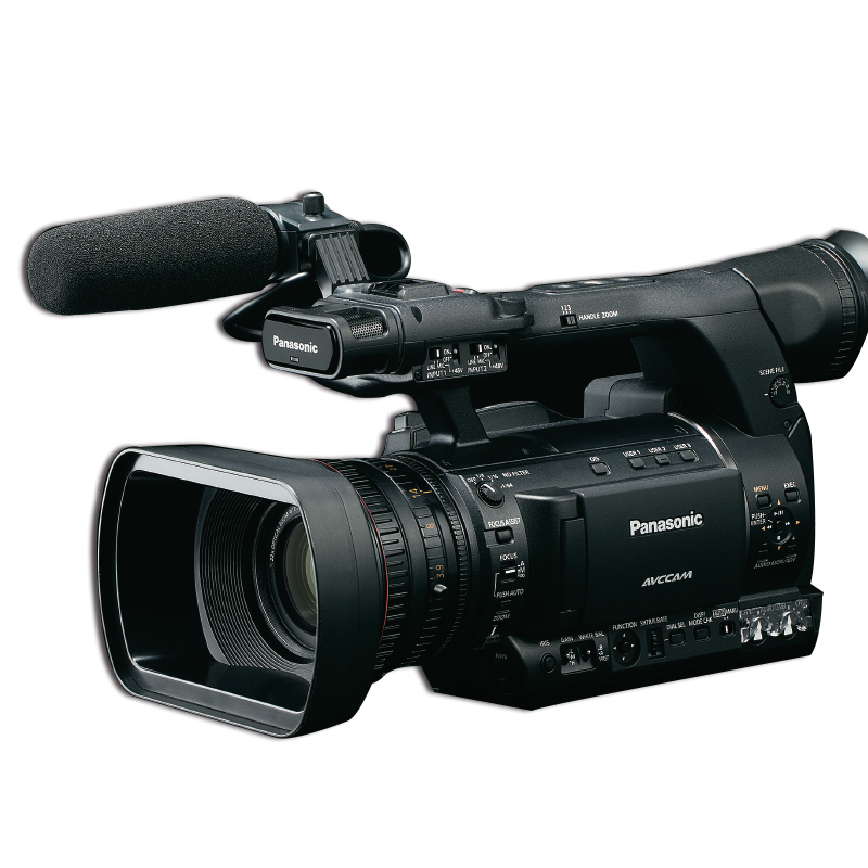 松下(Panasonic) 专业摄像机 AG-AC160AMC 存储卡式摄录一体机 黑
