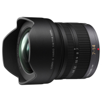 松下(Panasonic) H-F007014GK 7-14mm 广角变焦镜头(用于微单相机) 松下卡口72mm滤镜口径