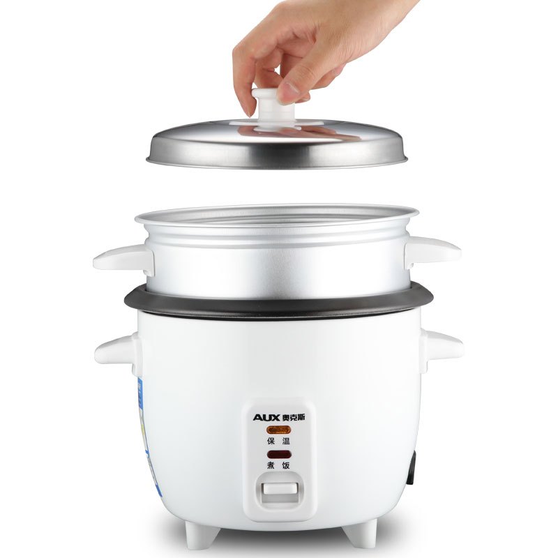 奥克斯(AUX) WB-Y1501J 迷你电饭煲 家用电饭煲 学生宿舍不粘电饭锅 1.5L