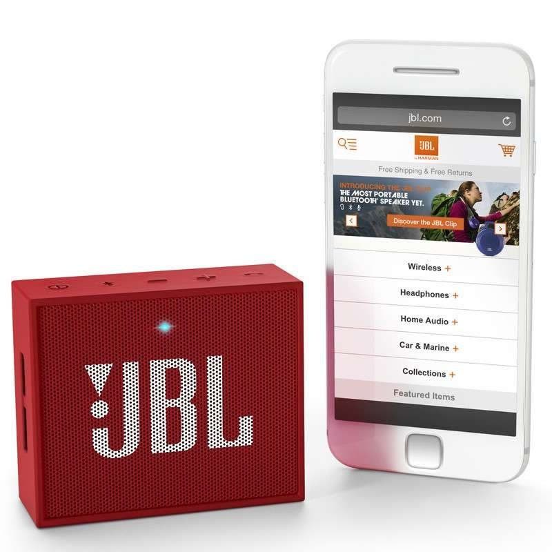 JBL go smart音乐金砖 无线智能蓝牙音箱 wifi蓝牙音响 便携迷你小音箱 语音控制 红色图片