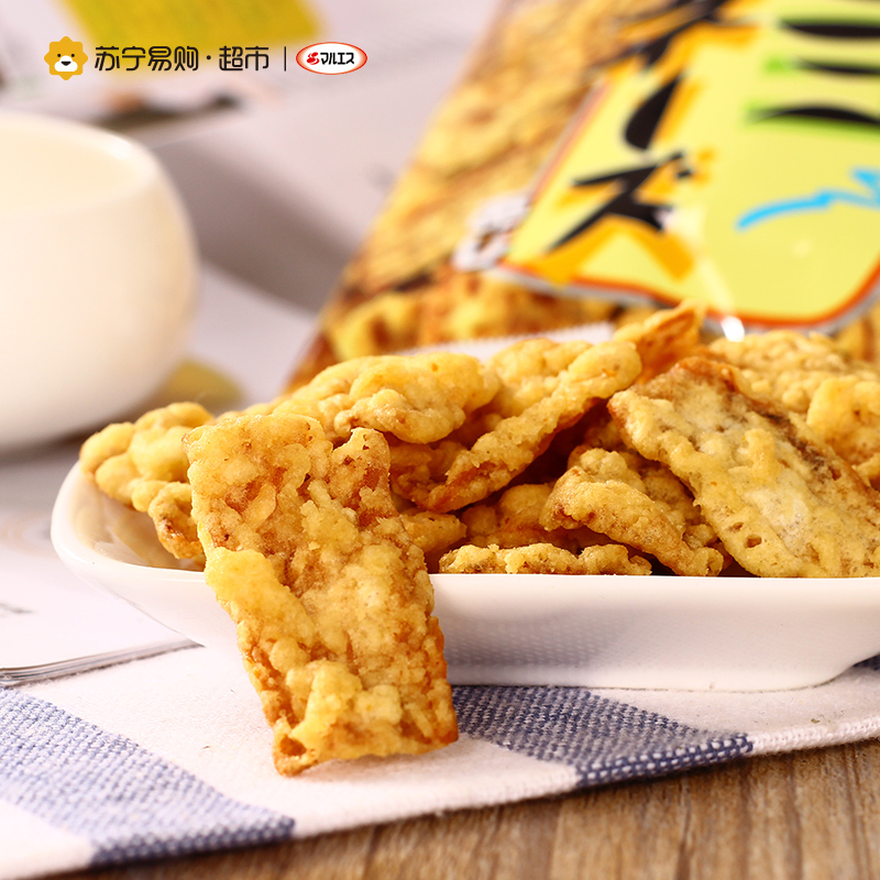 MARUESU马鲁斯酥脆炸鱿鱼(蛋黄酱味)25g日本进口零食