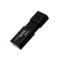 金士顿(Kingston)DT100 G3优盘 64G USB 3.0黑色