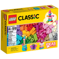 LEGO 乐高Classic 经典创意系列乐高® 经典创意积木补充装-明亮色块10694 4岁以上塑料玩具200块以上