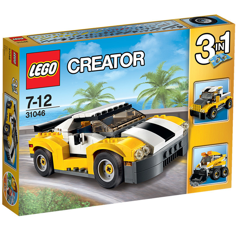 LEGO 乐高 Creator 创意拼砌系列高速跑车 31046 6-14岁 塑料玩具 200块以上