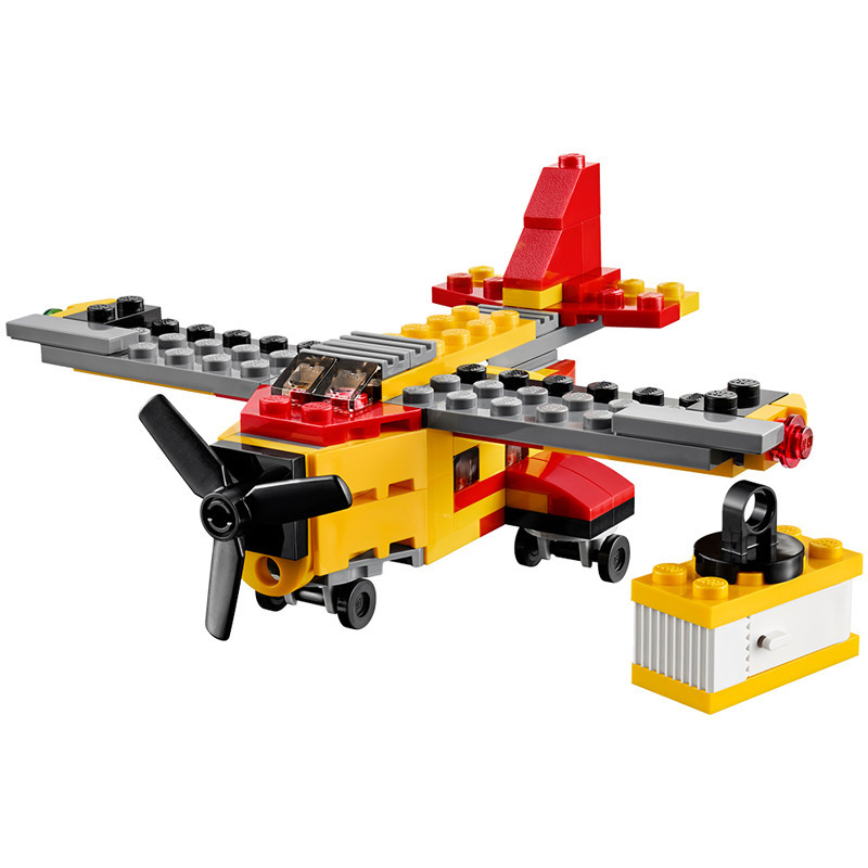 苏宁自营lego乐高creator创意百变系列货物直升机31029