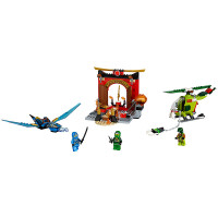 LEGO 乐高 Juniors 小拼砌师系列幻影忍者神殿保卫战 10725 玩具4-7岁100-200块 塑料