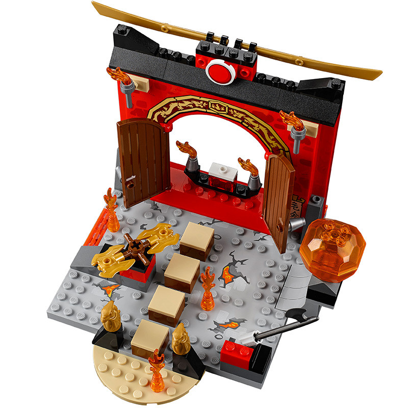 LEGO 乐高 Juniors 小拼砌师系列幻影忍者神殿保卫战 10725 玩具4-7岁100-200块 塑料