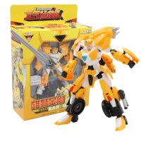 智尊星杰元气拯救队星魂勇者玩具变形金刚机器人5寸雄狮金刚