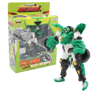 智尊星杰元气拯救队星魂勇者玩具变形金刚机器人5寸犀牛金刚