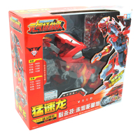 智尊星杰元气拯救队星魂勇者玩具变形金刚机器人6.5寸猛速龙