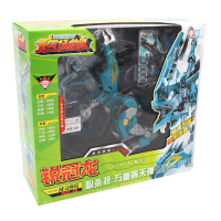 智尊星杰元气拯救队星魂勇者玩具变形金刚机器人6.5寸锐冠龙