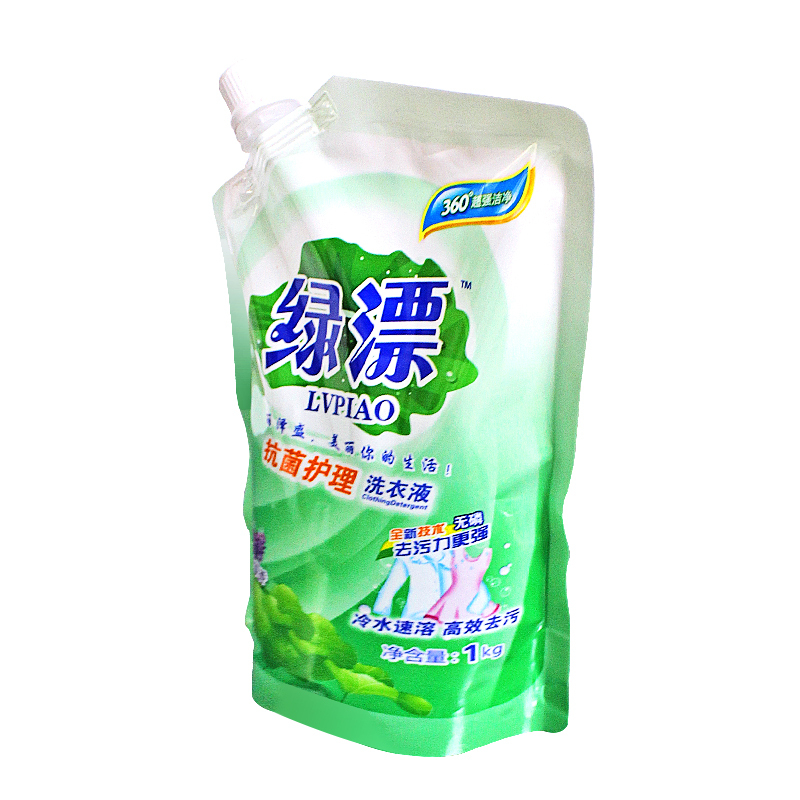 [苏宁易购超市]绿漂 抗菌护理洗衣液(薰衣草) 1kg