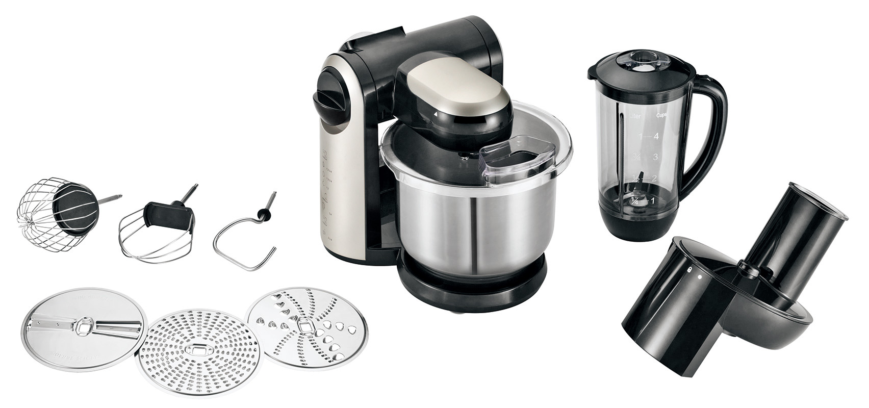 卡士(COUSS) 厨师机 CM-5501家用厨师机和面机 料理机搅拌机 全自动多功能全自动揉面机