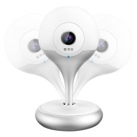爱耳目 (iermu) HDQ 精灵球 智能摄像机 远程wifi网络无线监控摄像头 云卡双录制（魅力银 720P）