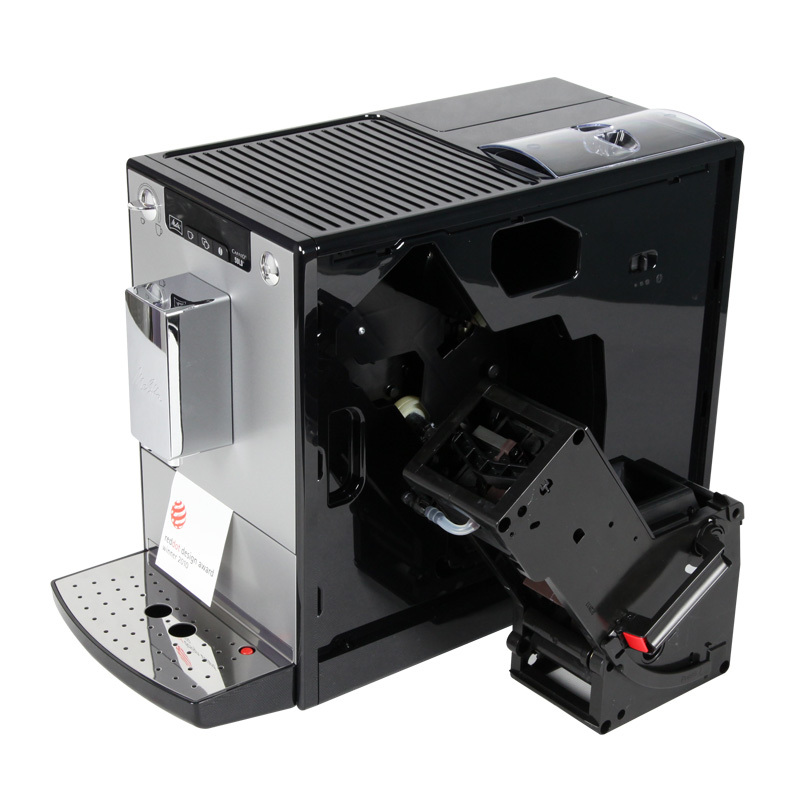 美乐家(Melitta)SOLO E950 全自动咖啡机高压磨豆机 原装进口意式浓缩咖啡机 家用商用办公室 冰灿银