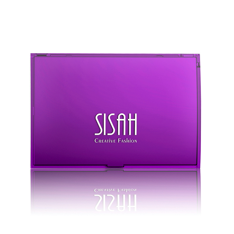 希思娅Sisah S2可爱超薄移动电源 聚合物充电宝 冲电宝自带线 三线合一 苹果插头认证 便携充电 时尚送礼 迷迭紫