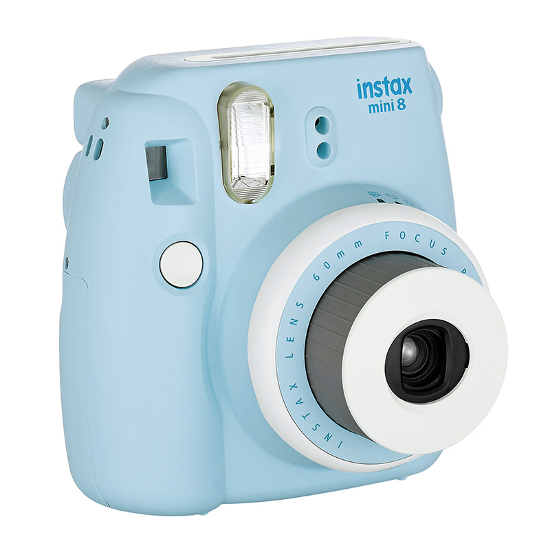 富士（FUJIFILM）INSTAX 一次成像相机instax mini8天空蓝 相机套装