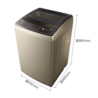 小天鹅 (LittleSwan)TB90-1368WG 9公斤 全自动波轮洗衣机 APP智能操控 家用 金色