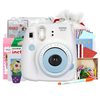 富士(FUJIFILM)INSTAX 一次成像相机instax mini8云朵白 相机套装